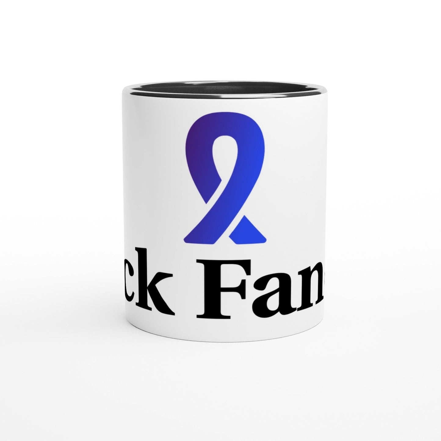 Cuck Fancer White 11oz Ceramic Mug with Color Inside