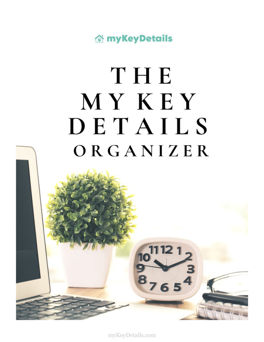 My Key Details Guided PDF Workbook