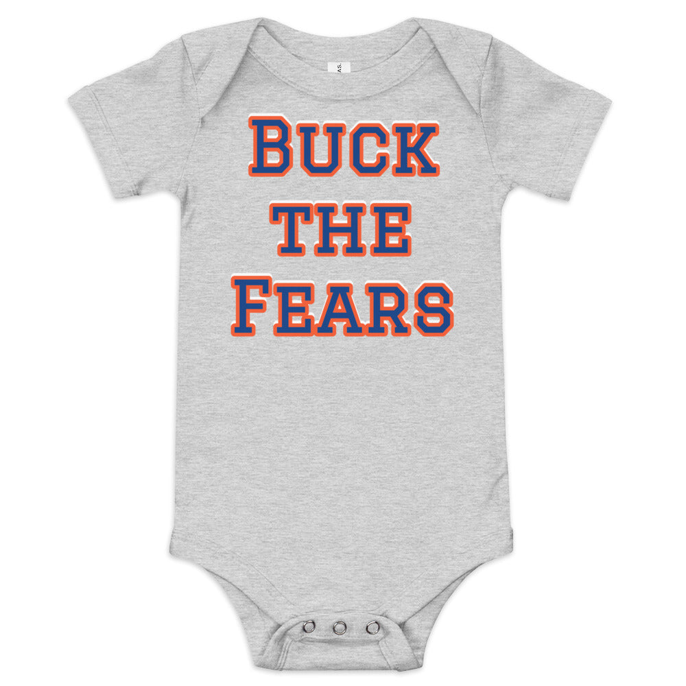 Baby short sleeve one piece Buck the Fears