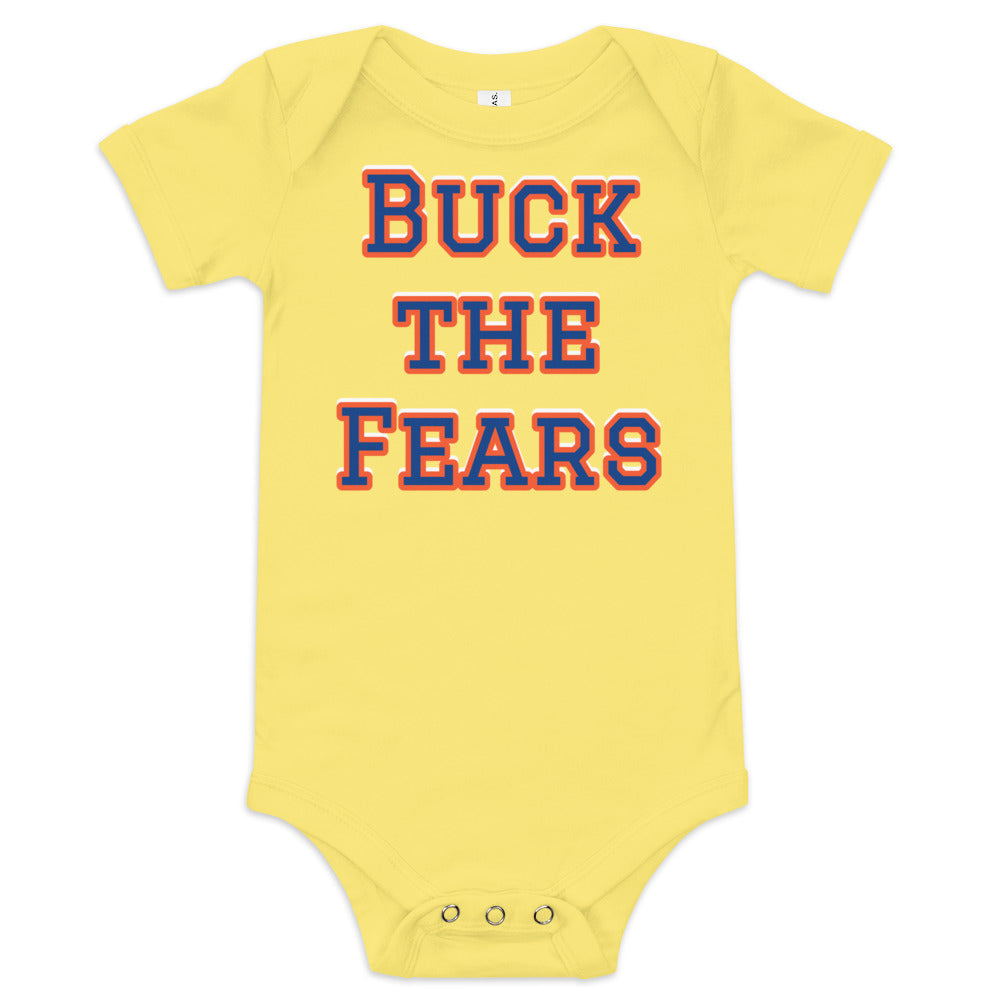 Baby short sleeve one piece Buck the Fears