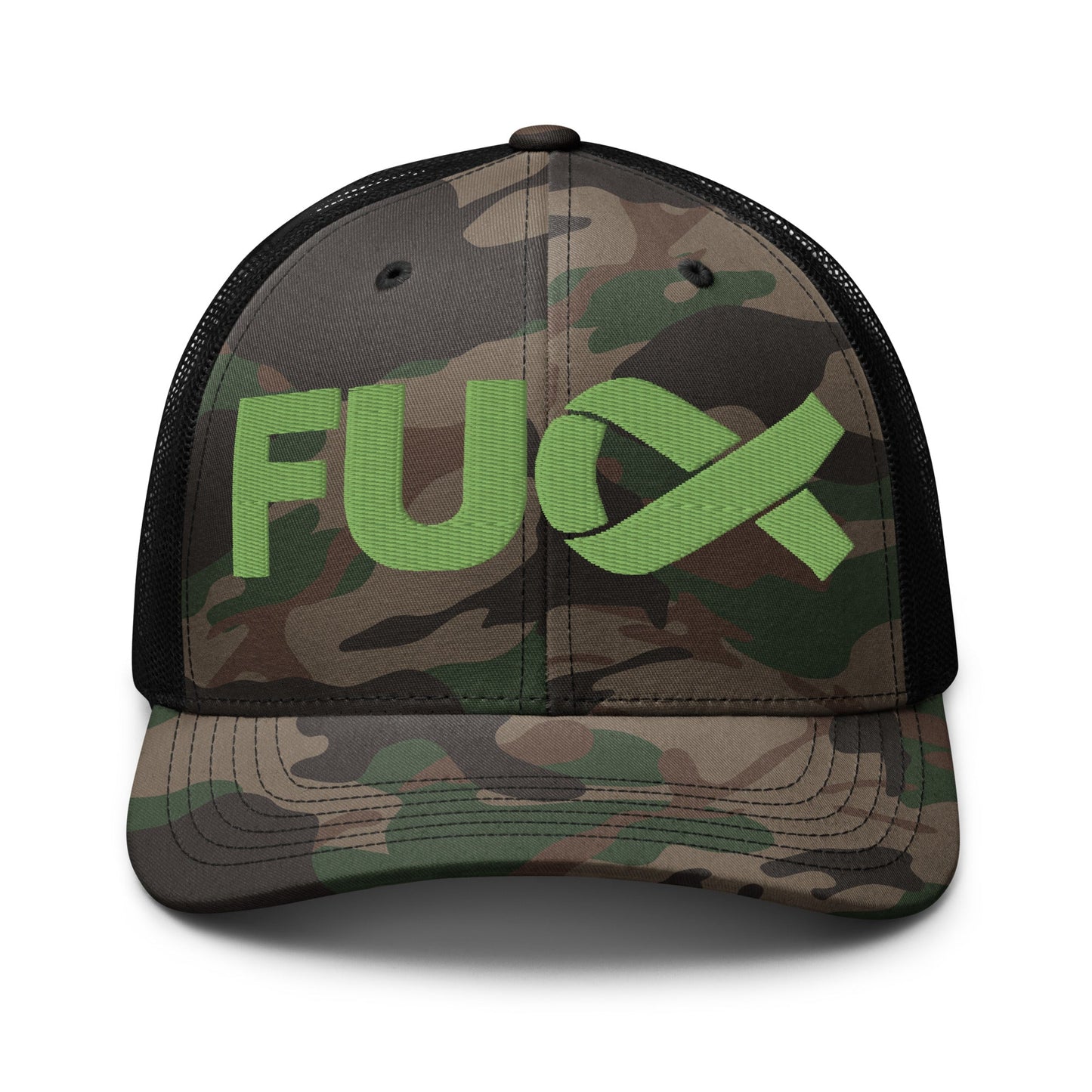 FU Cancer Camouflage trucker hat (Fuck Cancer Baseball Hunters Cap)