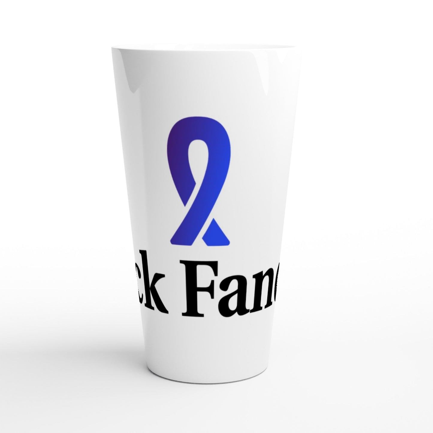 Cuck Fancer White Latte 17oz Ceramic Mug