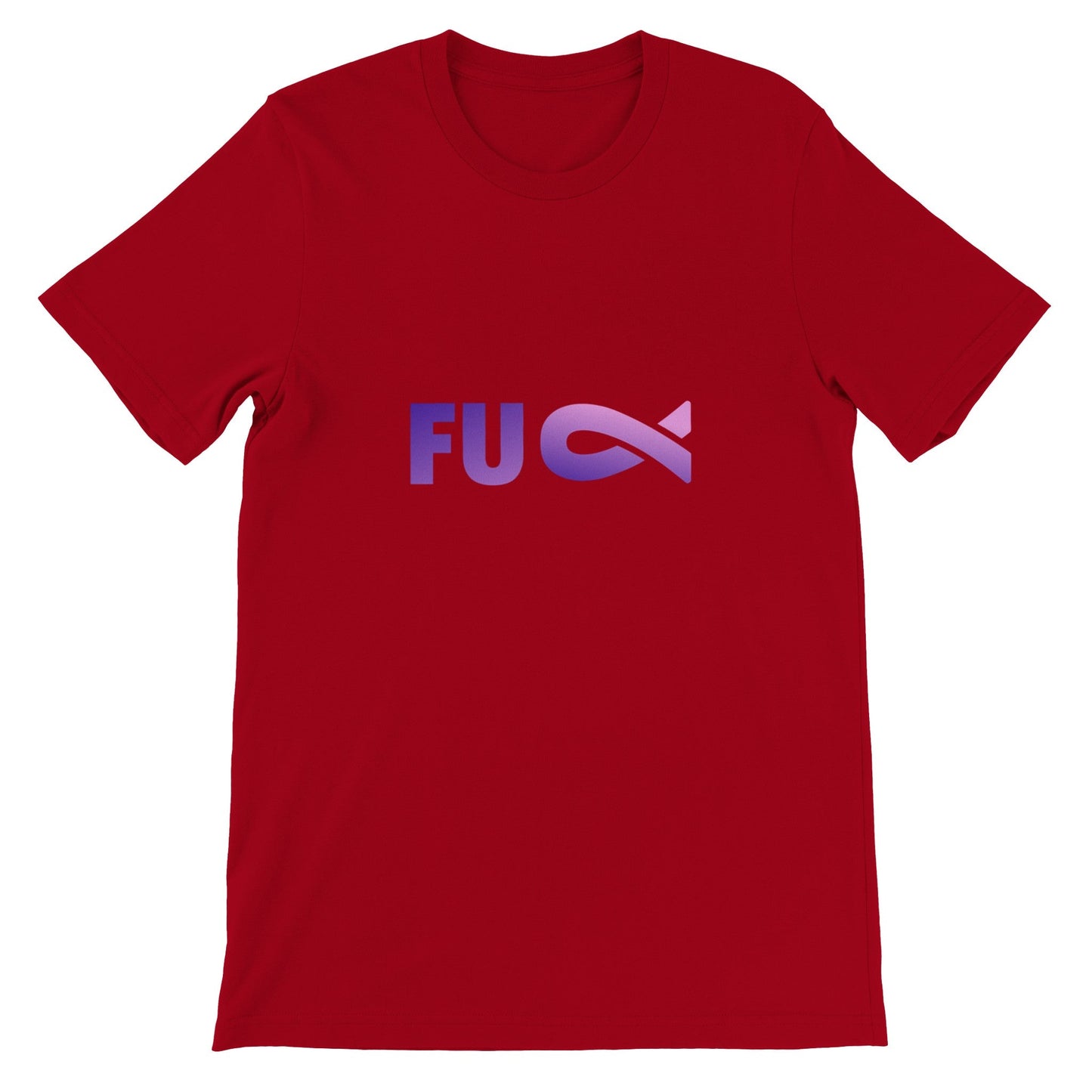 FU Cancer Premium Unisex Crewneck T-shirt (Fuck Cancer)