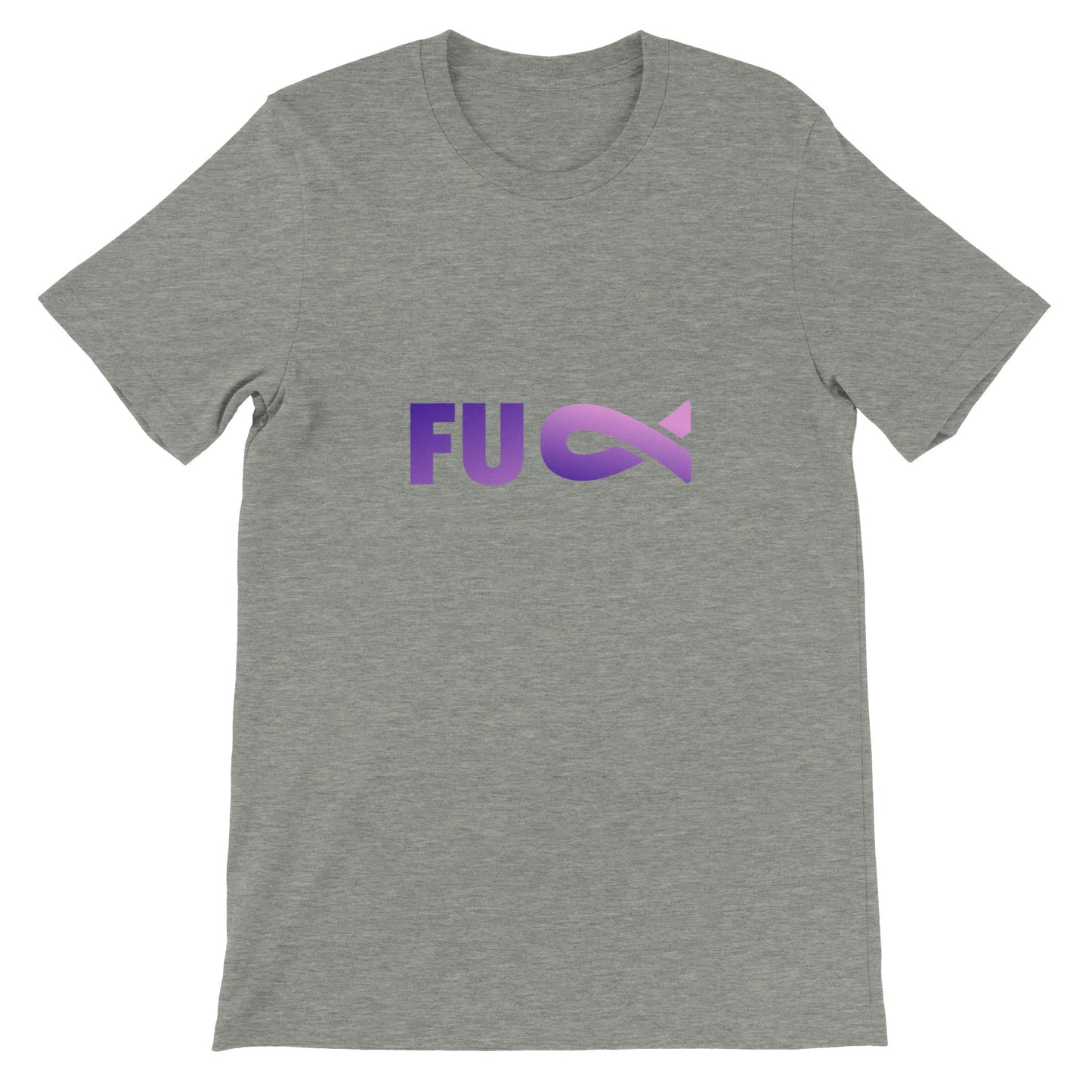 FU Cancer Premium Unisex Crewneck T-shirt (Fuck Cancer)