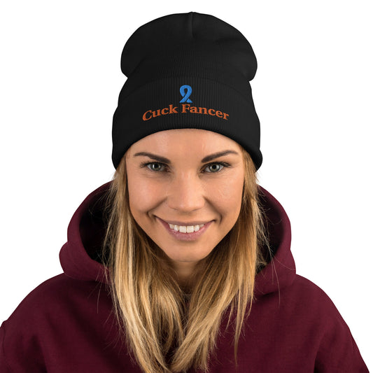 Cuck Fancer Embroidered Beanie