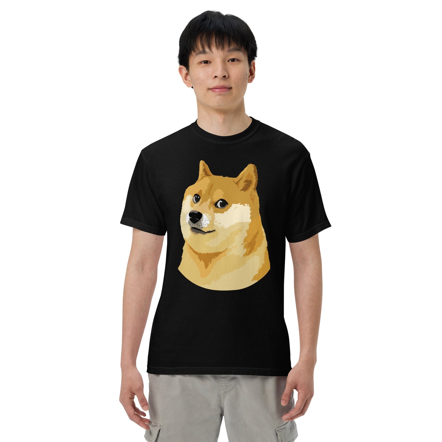 Doge Coin Meme Shiba Inu Dog Unisex heavyweight t-shirt