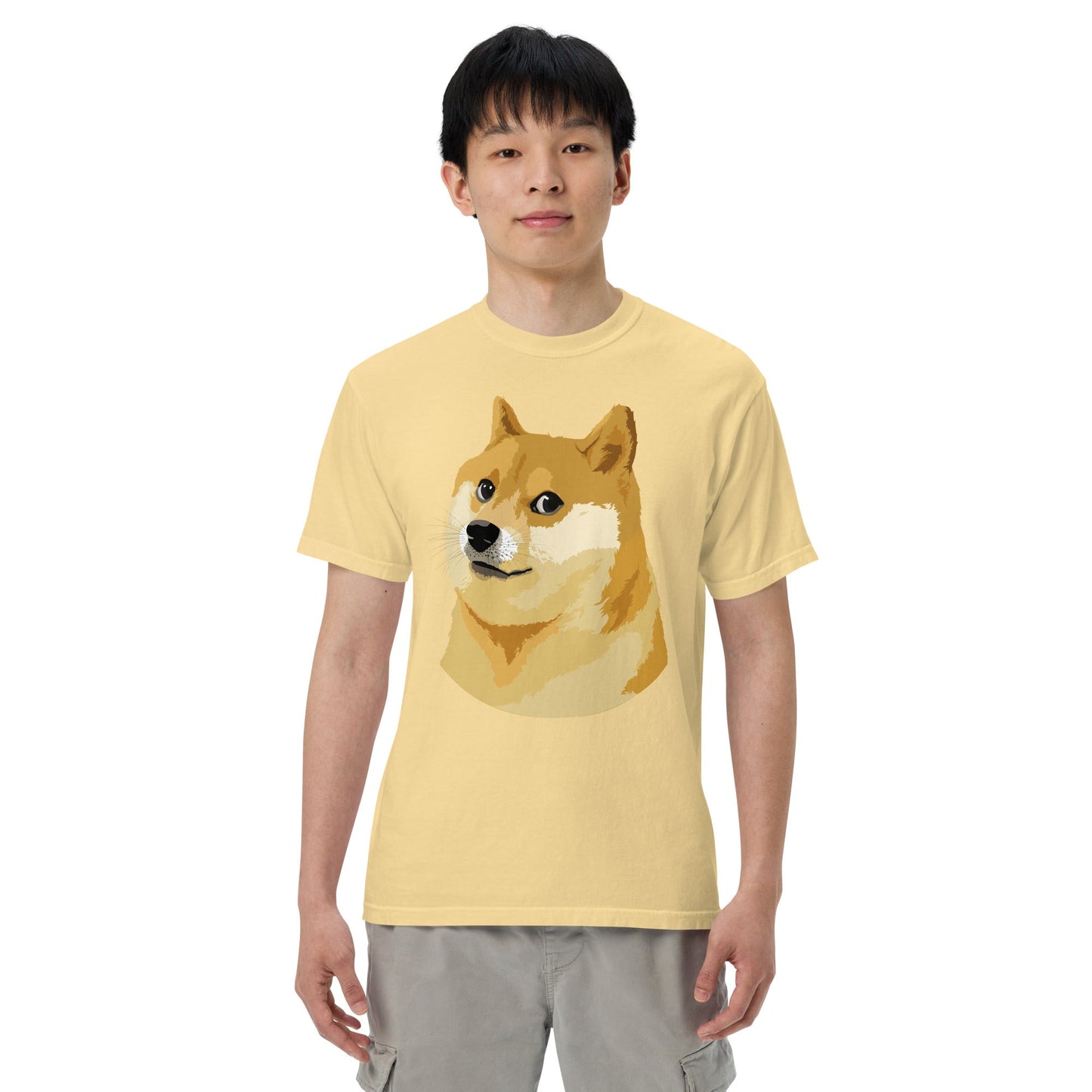 Doge Coin Meme Shiba Inu Dog Unisex heavyweight t-shirt