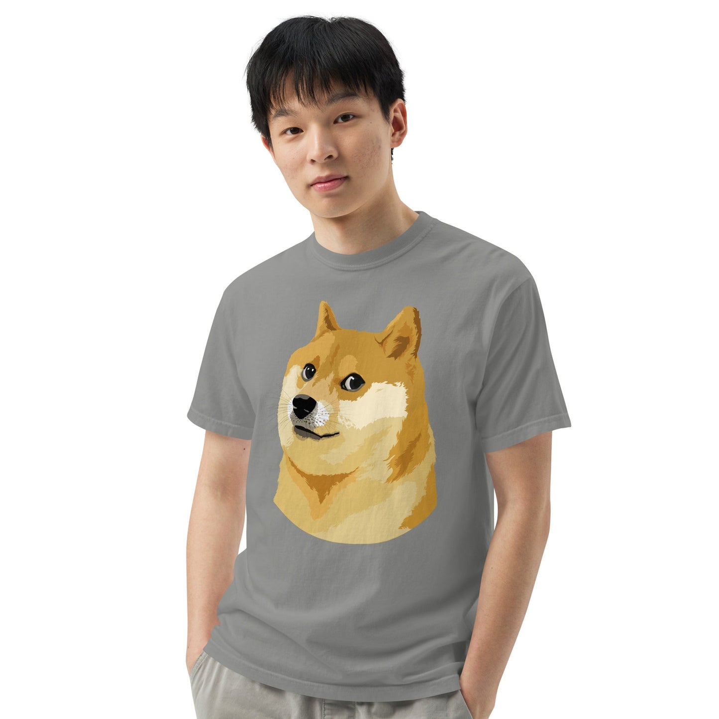 Doge Coin Meme Shiba Inu Dog Unisex heavyweight t-shirt