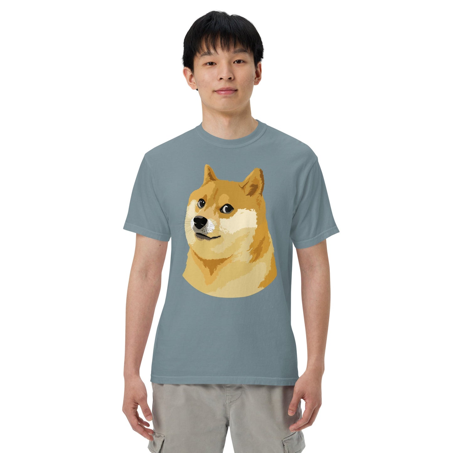 Doge Coin Meme Shiba Inu Dog Unisex heavyweight t-shirt