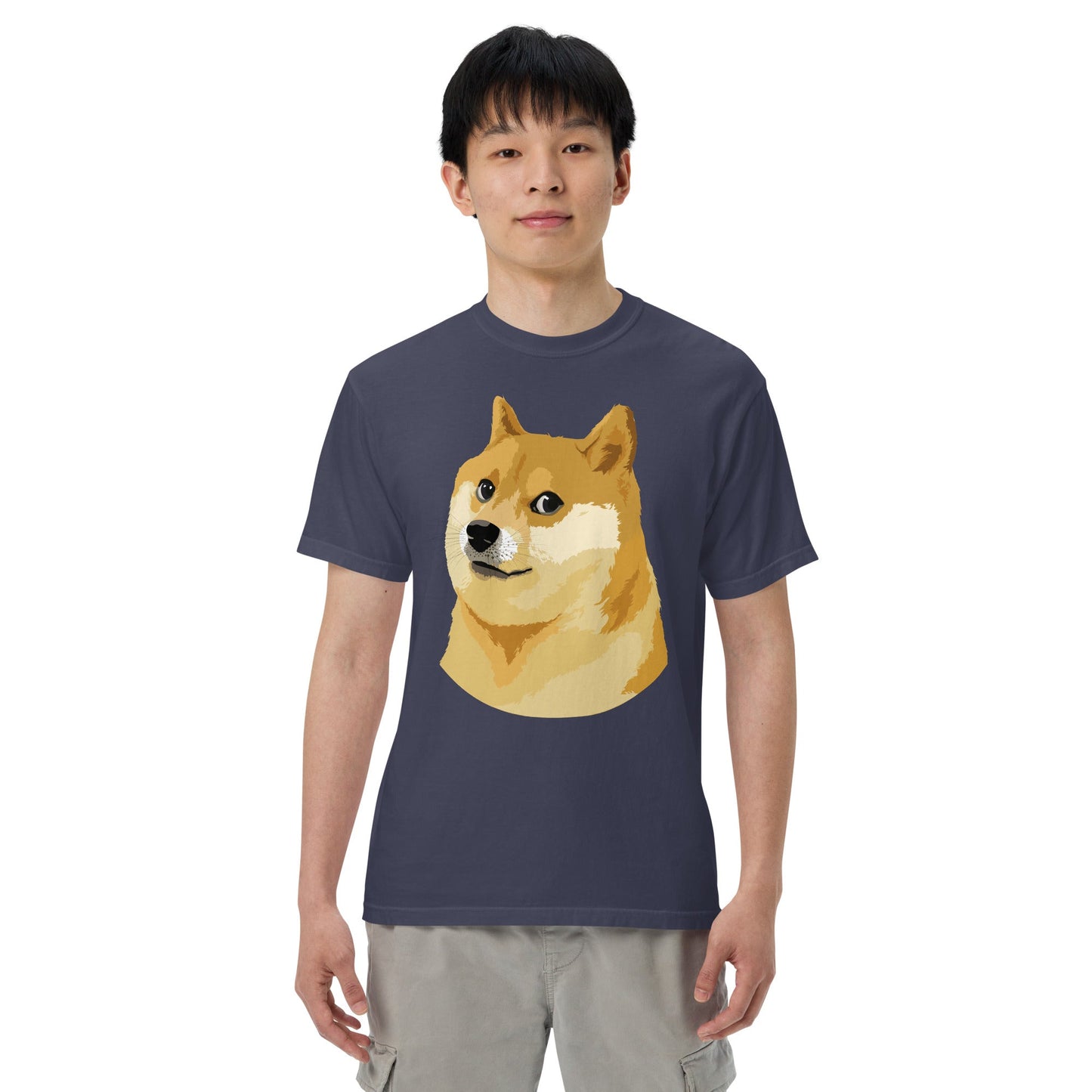 Doge Coin Meme Shiba Inu Dog Unisex heavyweight t-shirt