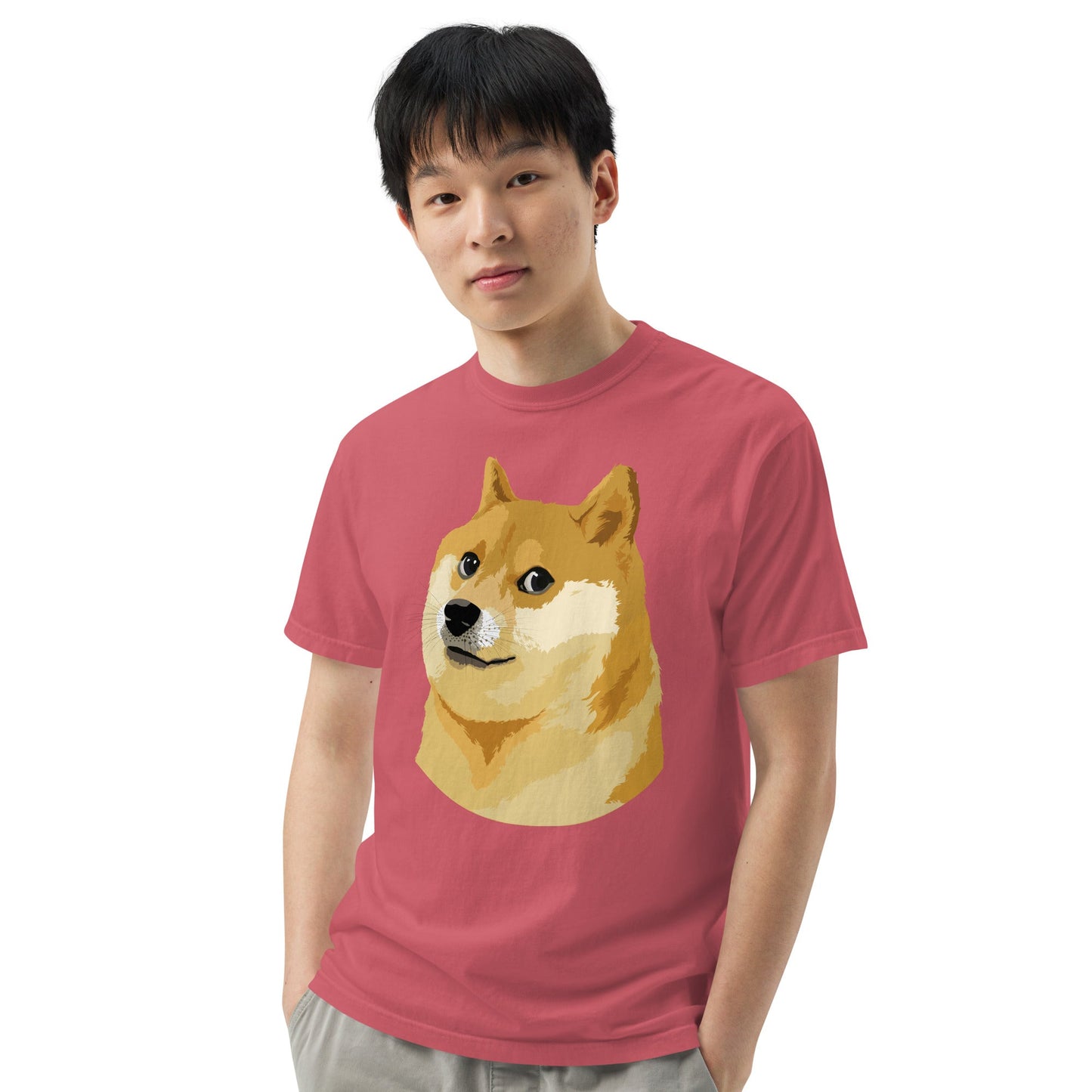 Doge Coin Meme Shiba Inu Dog Unisex heavyweight t-shirt