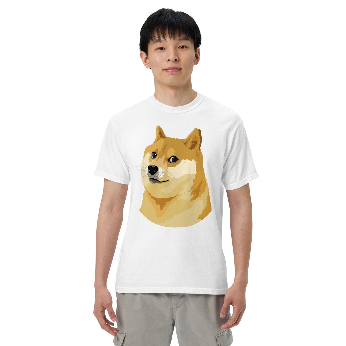 Doge Coin Meme Shiba Inu Dog Unisex heavyweight t-shirt