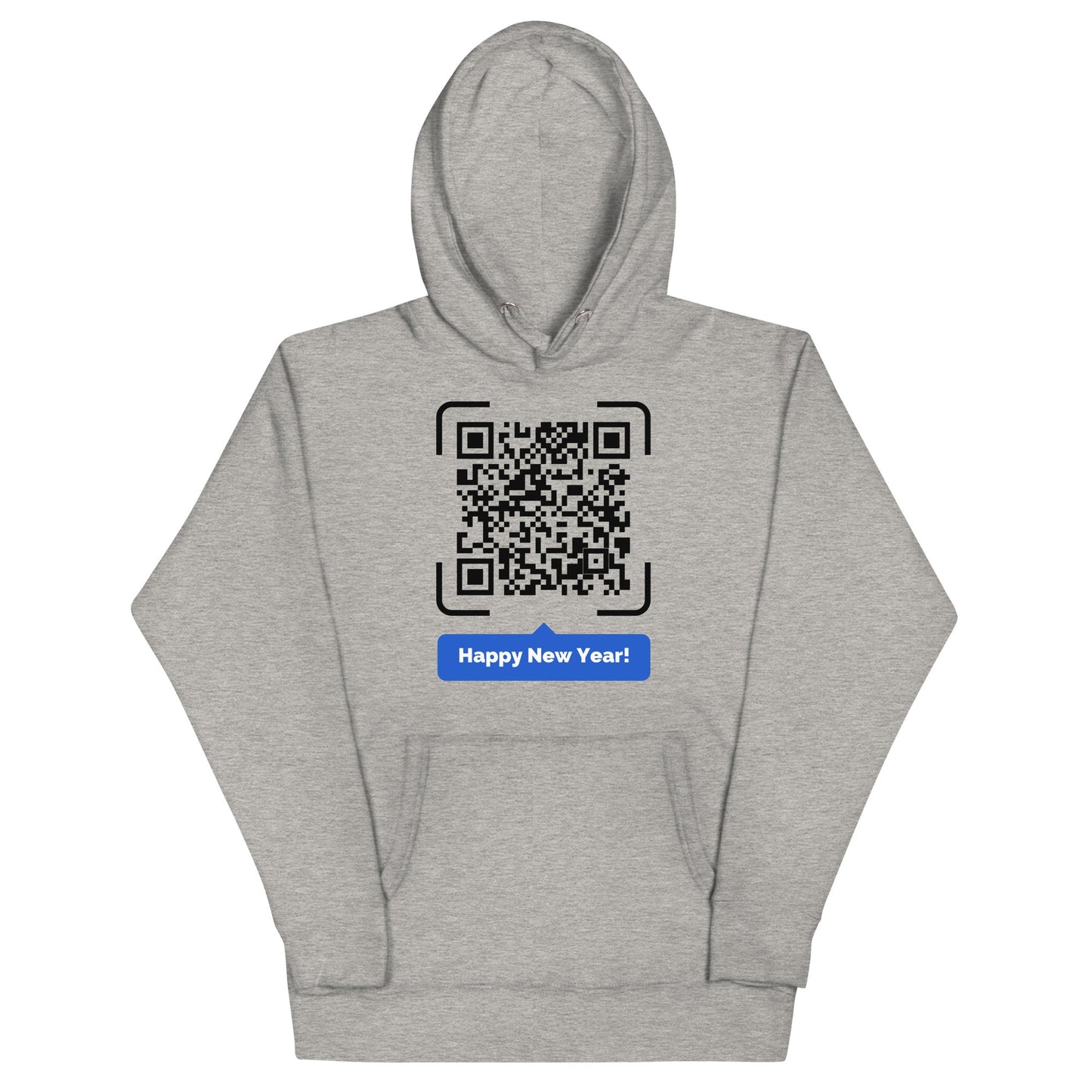 Happy New Year QR Code message Unisex Hoodie