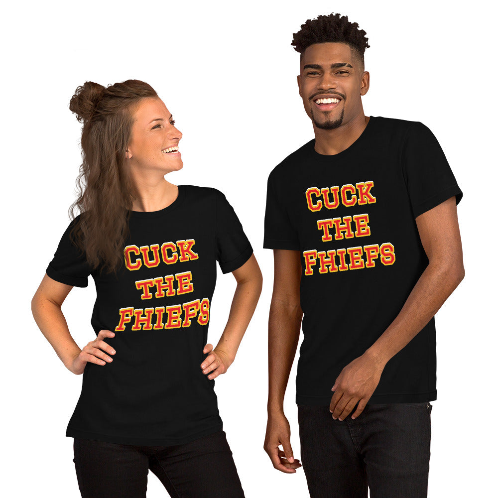 Cuck the Fhiefs Unisex t-shirt (Kansas City Chiefs Mock NFL Meme Shirt)