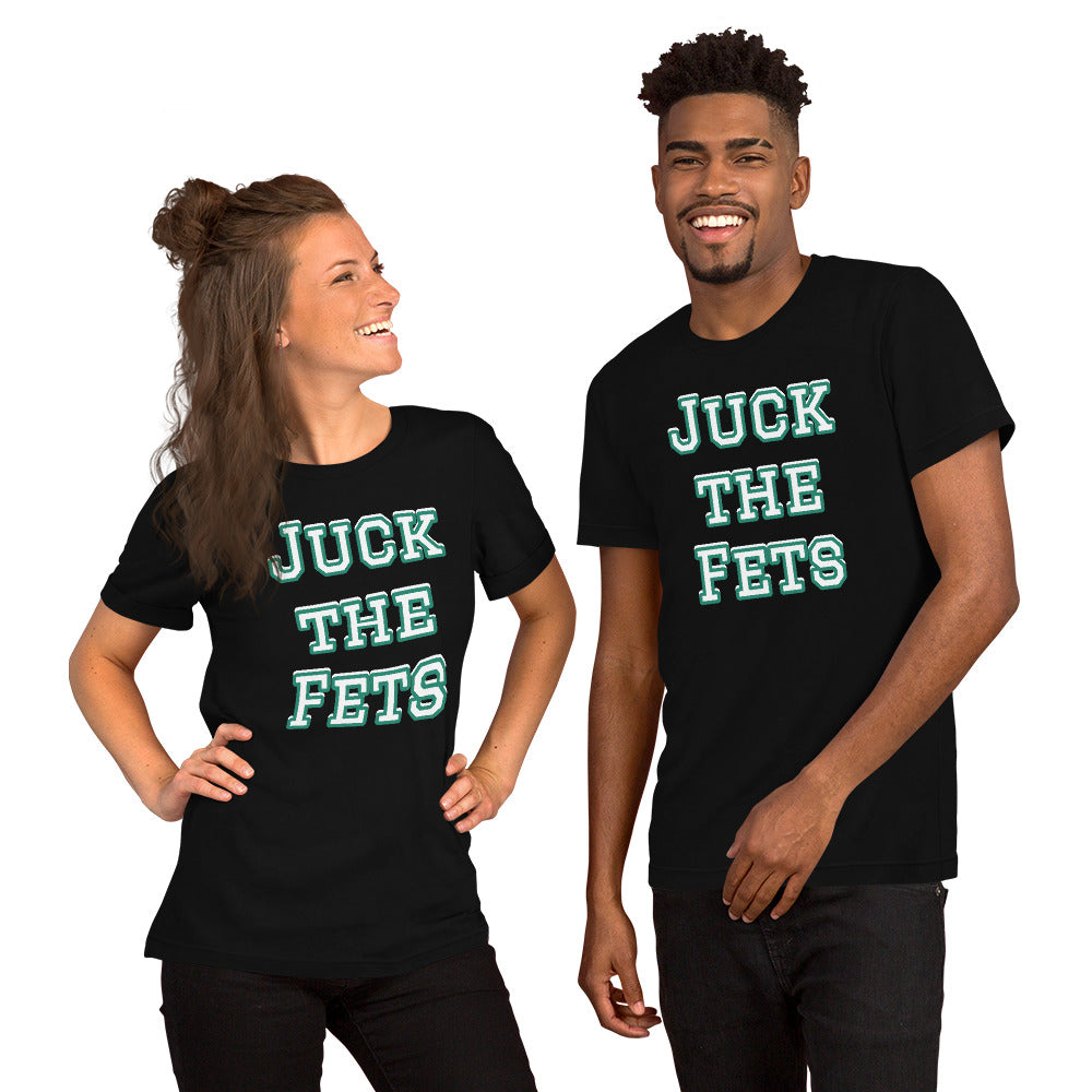 Juck the Fets NFL Meme Shirt (New York Jets Mock Rivalry) Unisex t-shirt