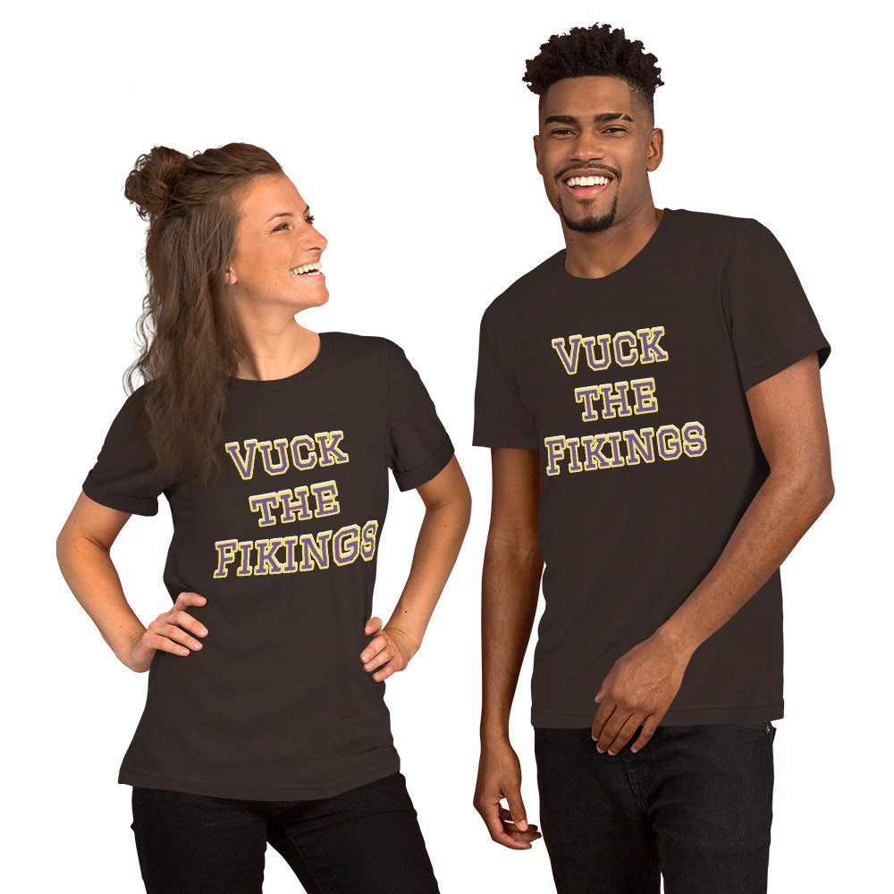 Vuck the Fikings Unisex t-shirt (Minnesota Vikings Mock NFL Meme Shirt)