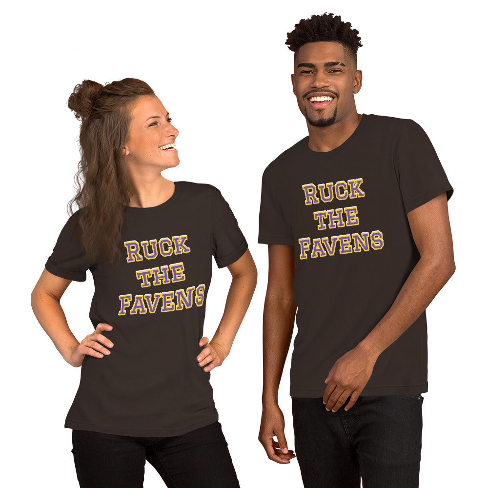 Ruck the Favens Unisex t-shirt (Baltimore Ravens Mock NFL Meme Shirt)