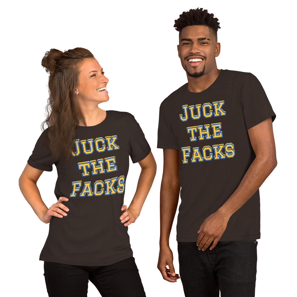 Juck the Facks College Football Meme Shirt (SDSU Jacks Mock Rivalry) Unisex tee