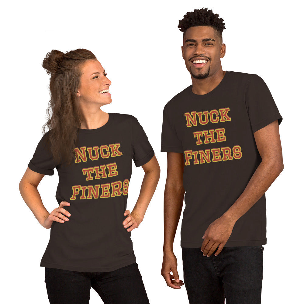 Nuck the Finers NFL Meme Shirt (San Francisco 49ers Mock Rivalry) Unisex t-shirt