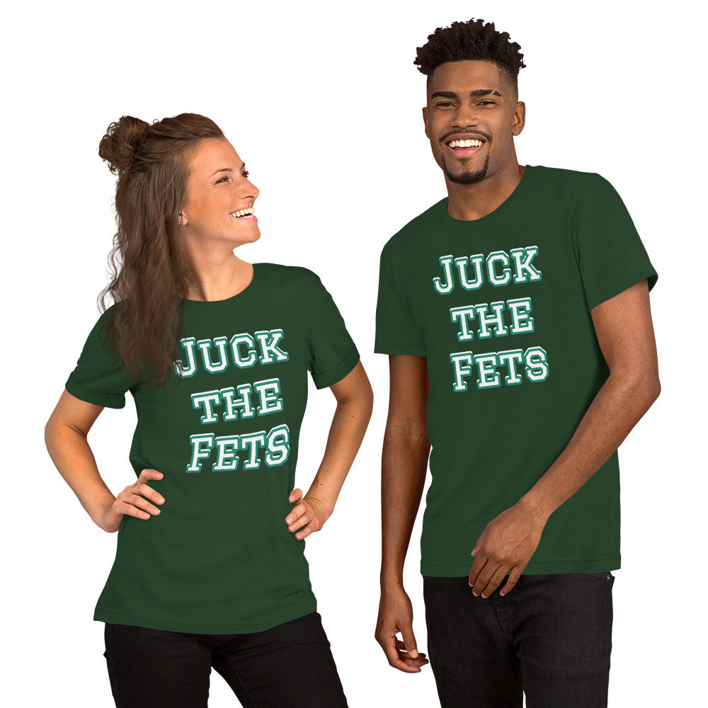 Juck the Fets NFL Meme Shirt (New York Jets Mock Rivalry) Unisex t-shirt