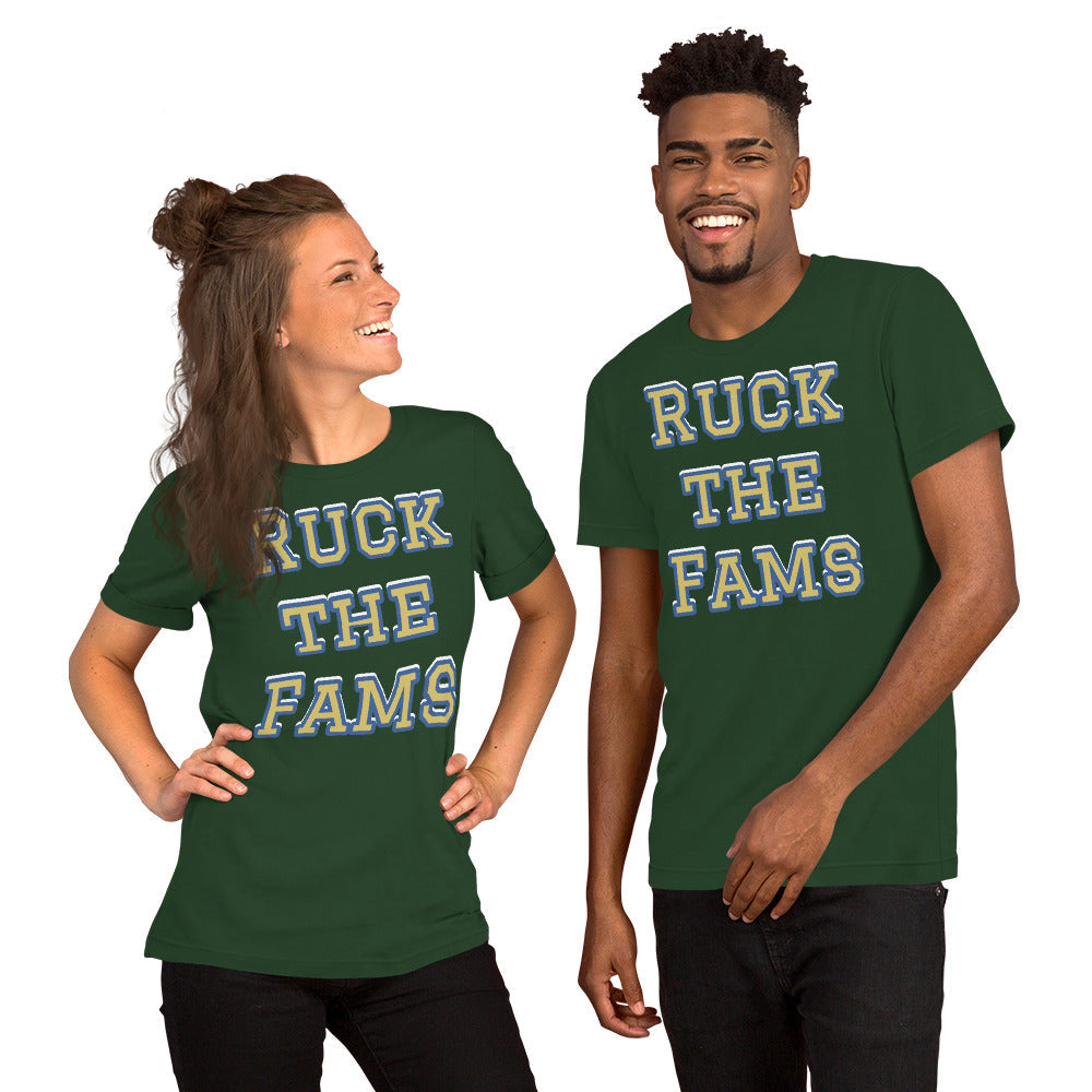 Ruck the Fams NFL Meme Shirt (Los Angeles Rams Mock Rivalry) Unisex t-shirt