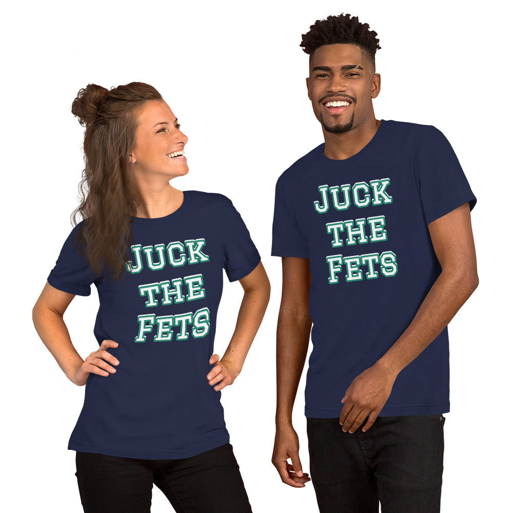 Juck the Fets NFL Meme Shirt (New York Jets Mock Rivalry) Unisex t-shirt