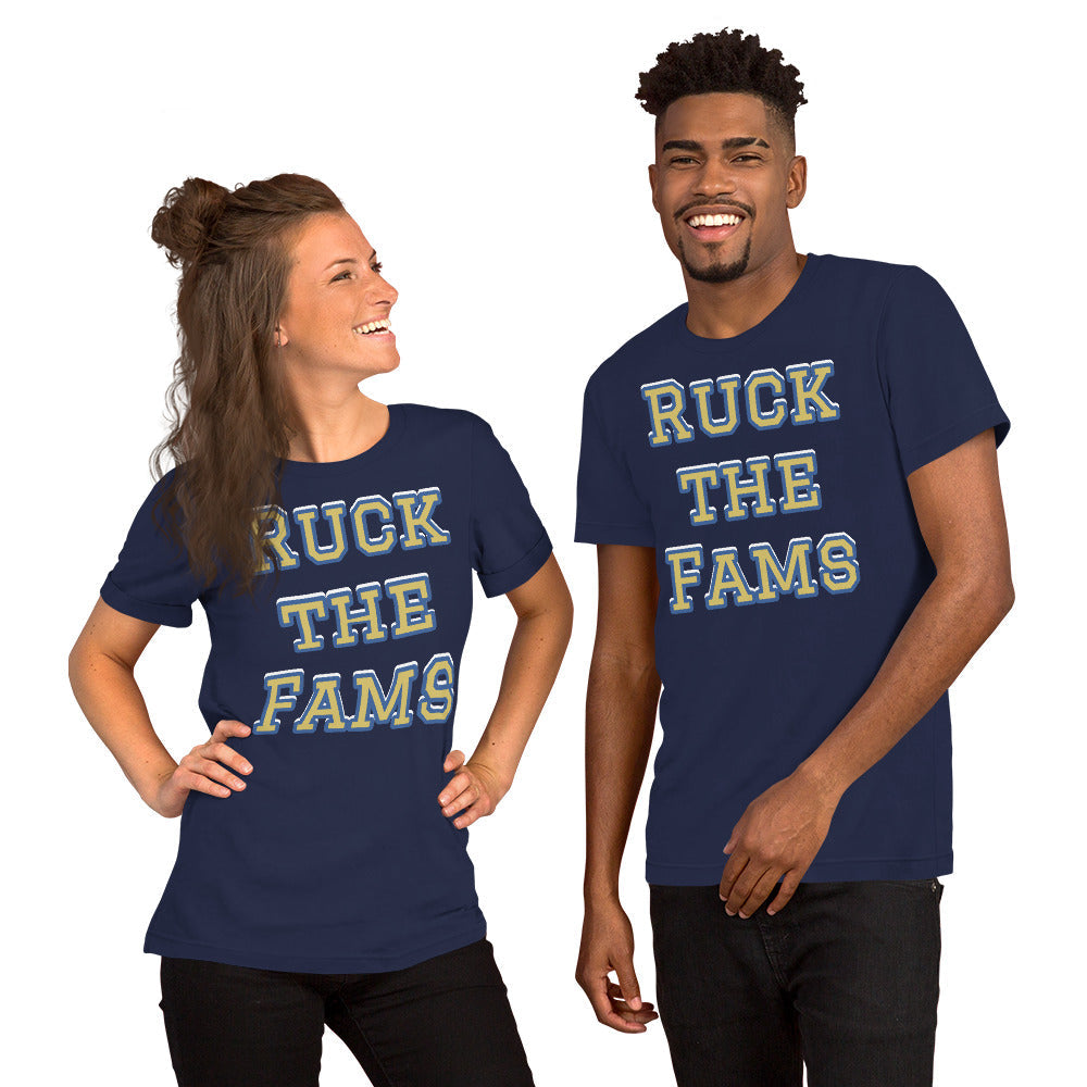 Ruck the Fams NFL Meme Shirt (Los Angeles Rams Mock Rivalry) Unisex t-shirt