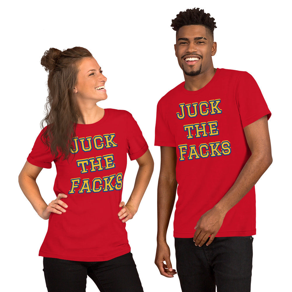 Juck the Facks College Football Meme Shirt (SDSU Jacks Mock Rivalry) Unisex tee