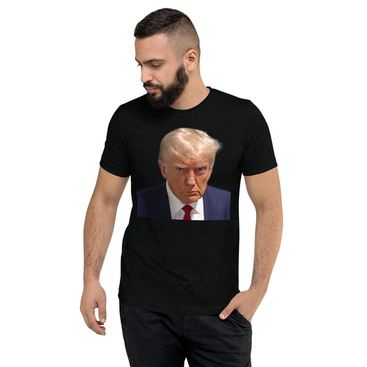 High Quality Donald Trump Mugshot Meme Short sleeve t-shirt